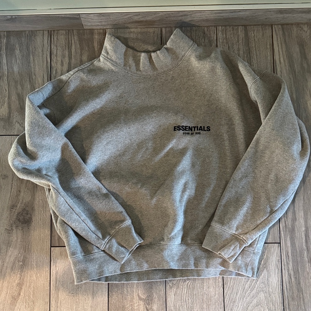 Essentials Heather Gray Pullover - image 1